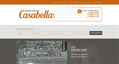 Desktop Screenshot of imobiliariacasabella.com.br